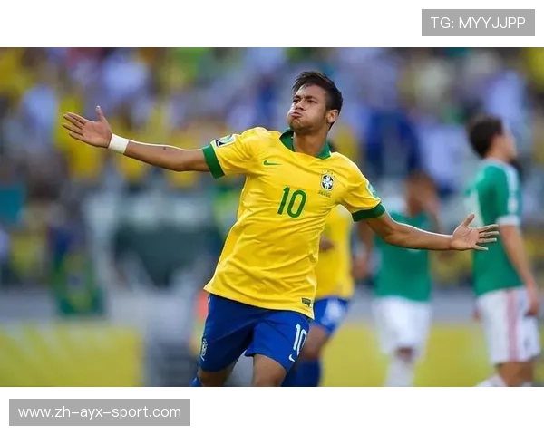 内马尔弧线球妙传撕开防线，巴西攻势如潮水